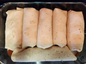 enchiladas in pan